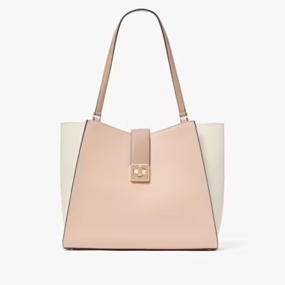 Kate Spade NEW Phoebe  toasted hazelnut large tote $459 - Picture 2 of 11
